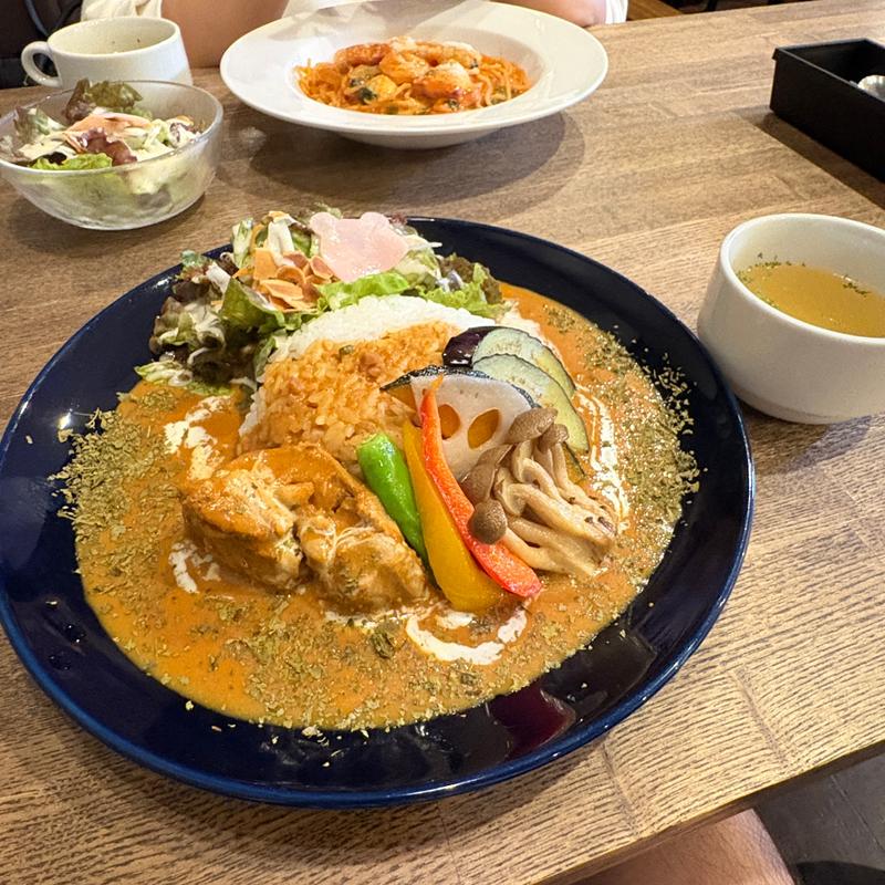 バターチキンカレー(ソブエアオクマコーヒー)