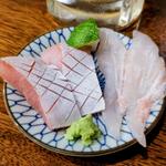 活き〆松皮かれい・天然わらさ