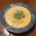 こだわり生パスタ　特製海老出汁ビスクソース　