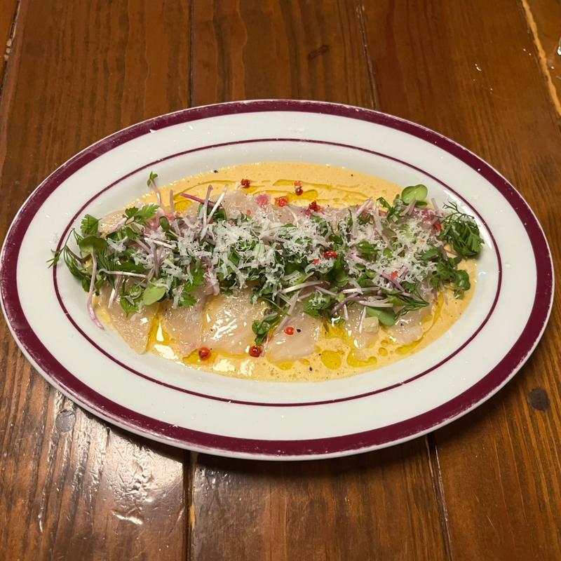 宇和海鮮魚のカルパッチョ(うまいものkitchen 勝田台バル )