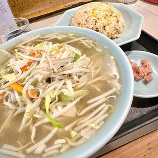 素菜湯麺 炒飯