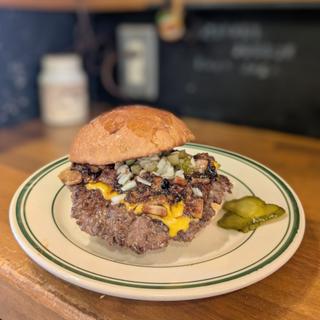 ベーコンジャムスマッシュチーズバーガー(Johson Burgers)