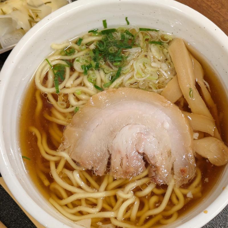 醤油ラーメン(べに花の郷 桶まる大食堂)