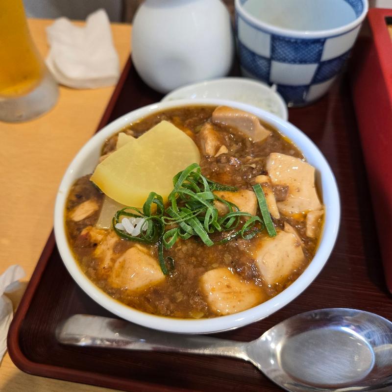 麻婆丼【ミニ】(手打ちそば けん蔵)