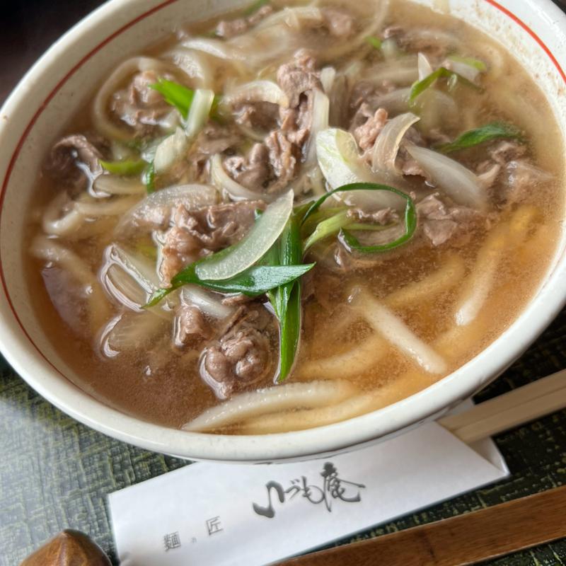 淡路牛の肉うどん(いづも庵)