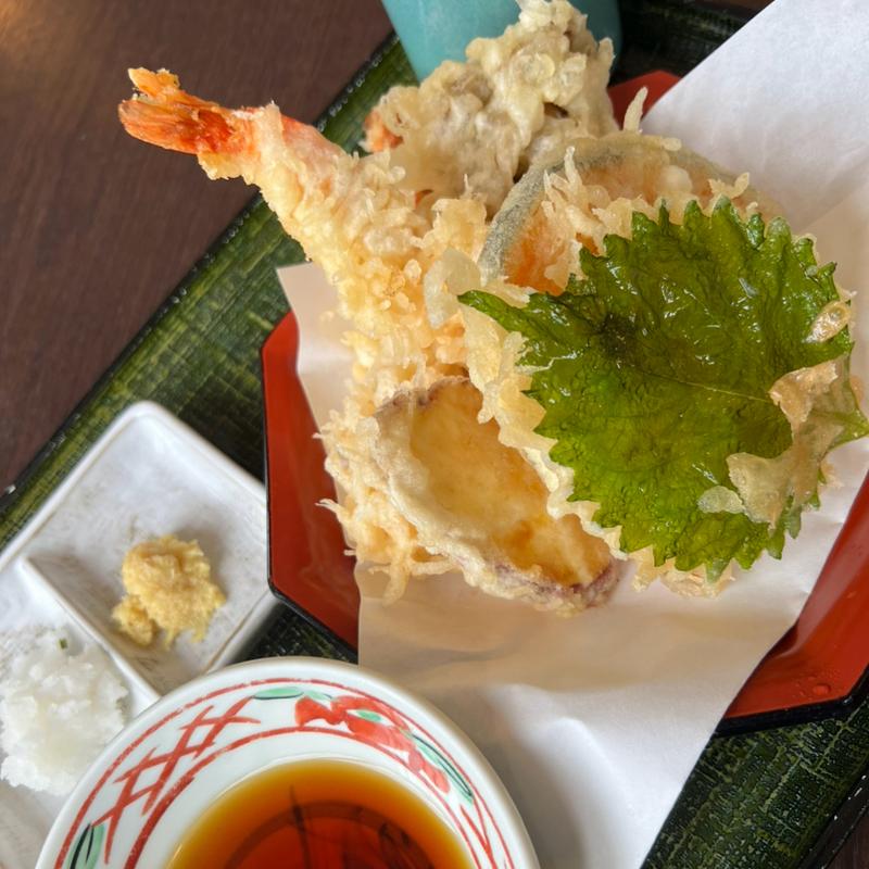 天ぷら盛り合わせ(いづも庵)