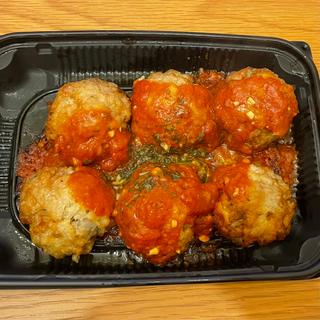 国産豚肉団子のトマトソース