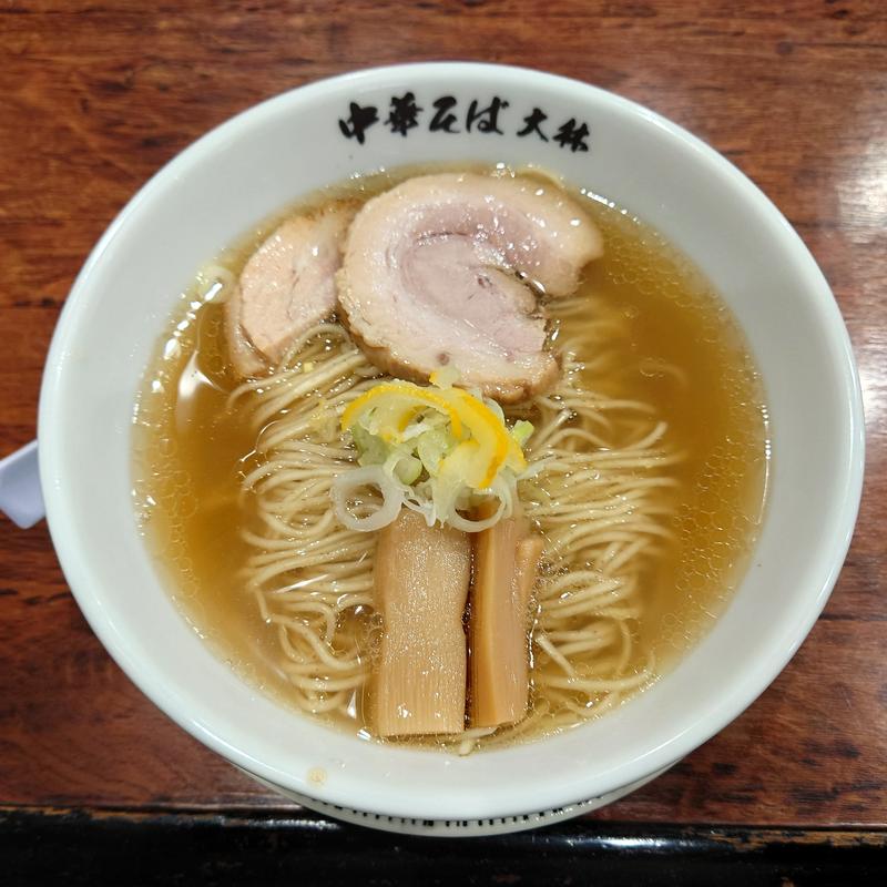 鴨と鶏の中華そば(塩味)(鴨と鶏 中華そば 大林)