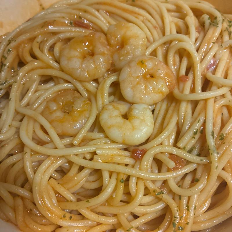 海老の旨味が詰まったトマトクリームパスタ(セブンイレブン 札幌北6条西1丁目)