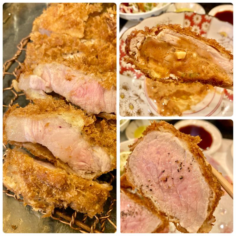 セレクトセットA （上ロースをスーパーゴールデンポークに変更）＋定食(とんかつ マンジェ)