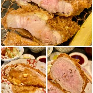 セレクトセットA （上ロースをスーパーゴールデンポークに変更）＋定食(とんかつ マンジェ)