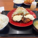 タルタルチキンカツ定食(かつや 愛知大口町店)