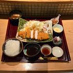 雪室熟成豚ロースかつ 120g
(椀物･漬物･とろろ･ご飯)
