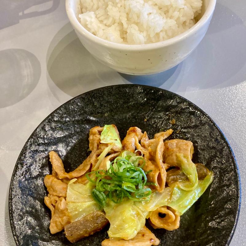 ホルモン炒めご飯セット(製麺食堂あぶみ 辻堂店)