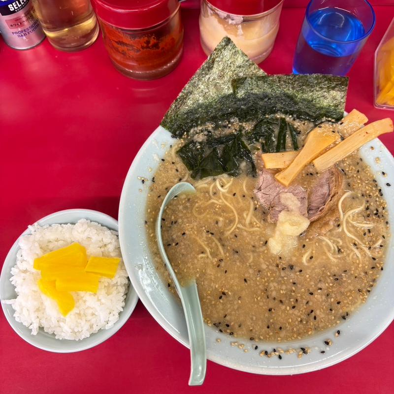 味噌ラーメン　半ライス(ラーメンショップ 境店 )