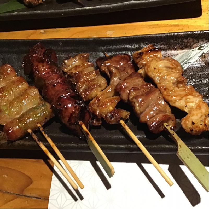 焼き鳥盛り合わせ(なみなみ)