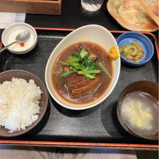 豚角煮定食(蘭州 中華料理)