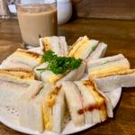 ミックスサンド アイスミルクコーヒー
