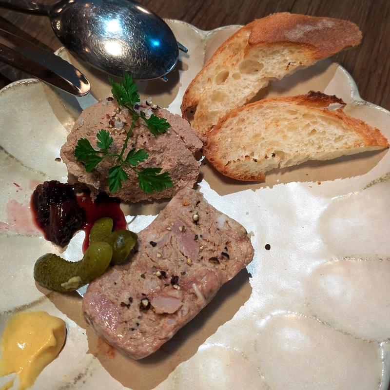 パテカン＋レバーパテの合盛り(ラ・ココリコ (ホテルメトロポリタン) 川崎店)