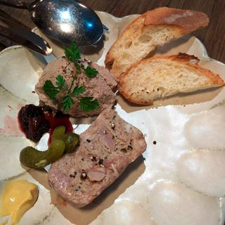 パテカン＋レバーパテの合盛り(ラ・ココリコ (ホテルメトロポリタン) 川崎店)