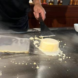 名物アイス鉄板焼(神戸アントレコット)