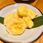 カマンベールチーズと長芋の天ぷら