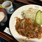 ポークチャップ定食