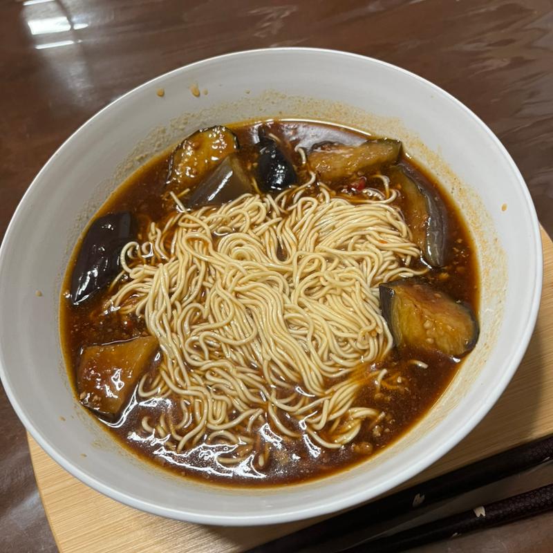 麻婆茄子ラーメン(創作料理　我家)