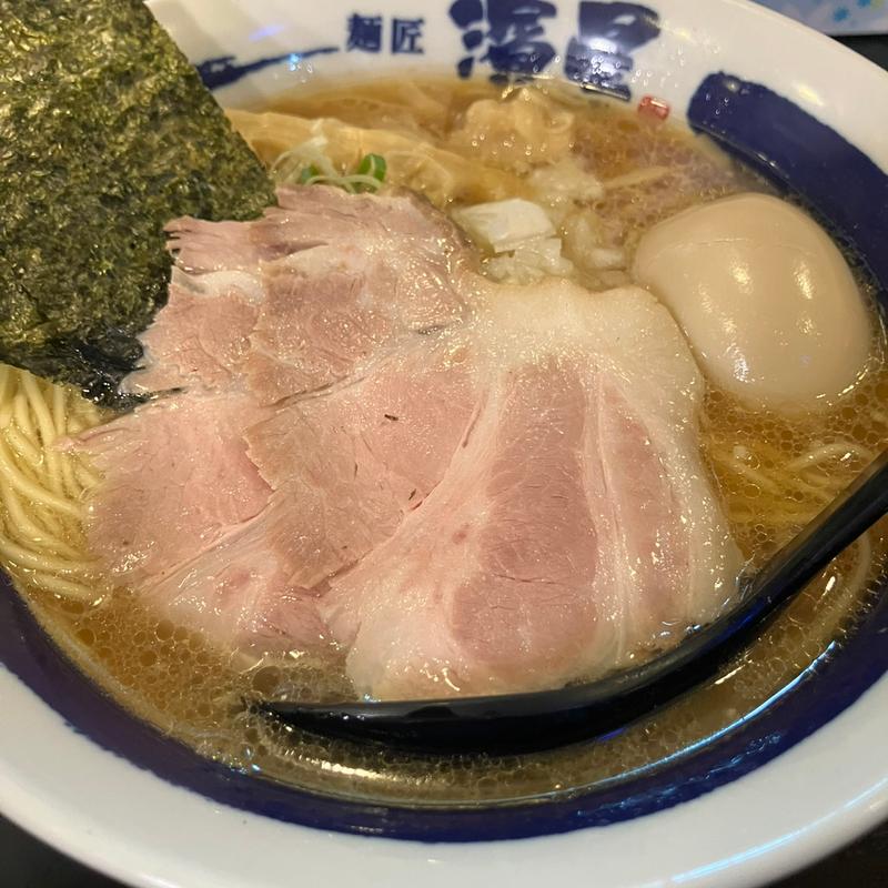 味玉入り煮干しそば(濃厚煮干しそば 麺匠 濱星 溝の口店)