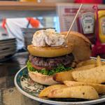アップルハニーナッツクリームチーズバーガー