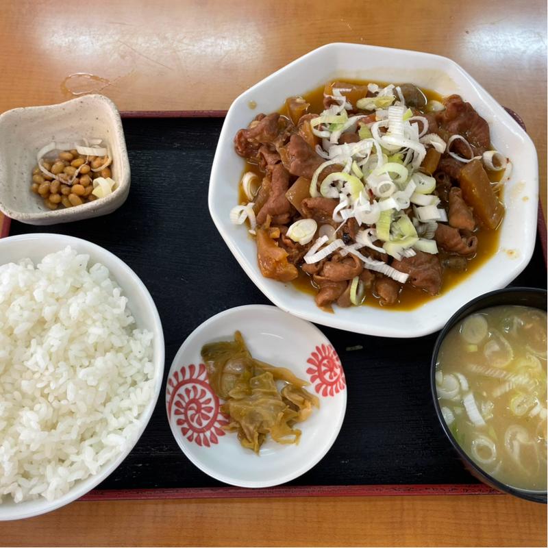 もつ煮定食(十勝 西口店)