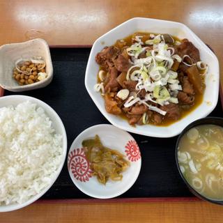 もつ煮定食