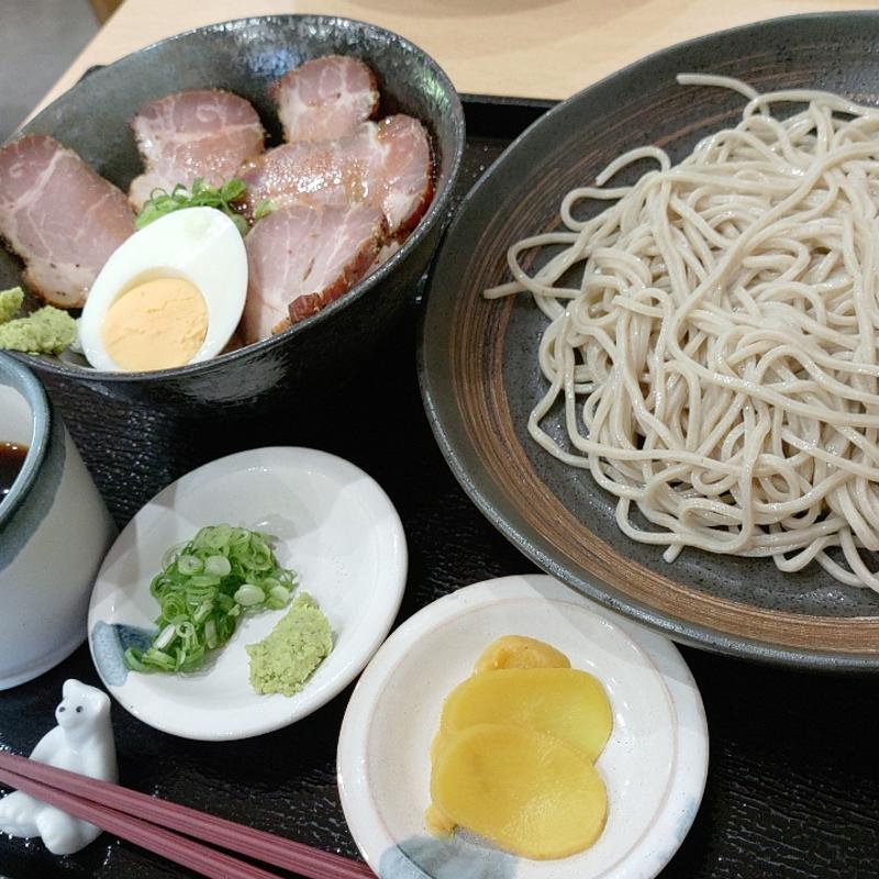 蕎麦と焼豚丼セット(亮月 )