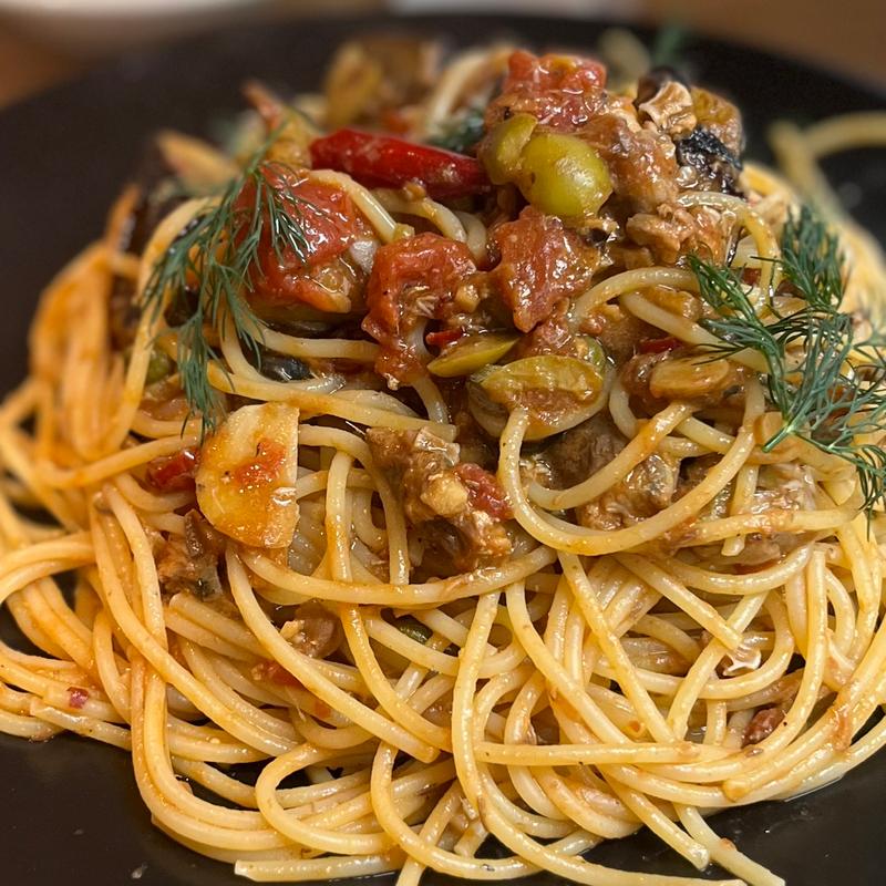 鯖とナスの…(あるでん亭 銀座ファイブ店)