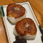 朴葉味噌の焼きおにぎり