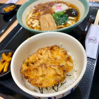 宮きしめんミニかき揚げ丼セット