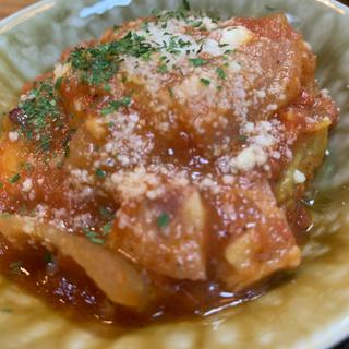 さつまいものトマト煮込み