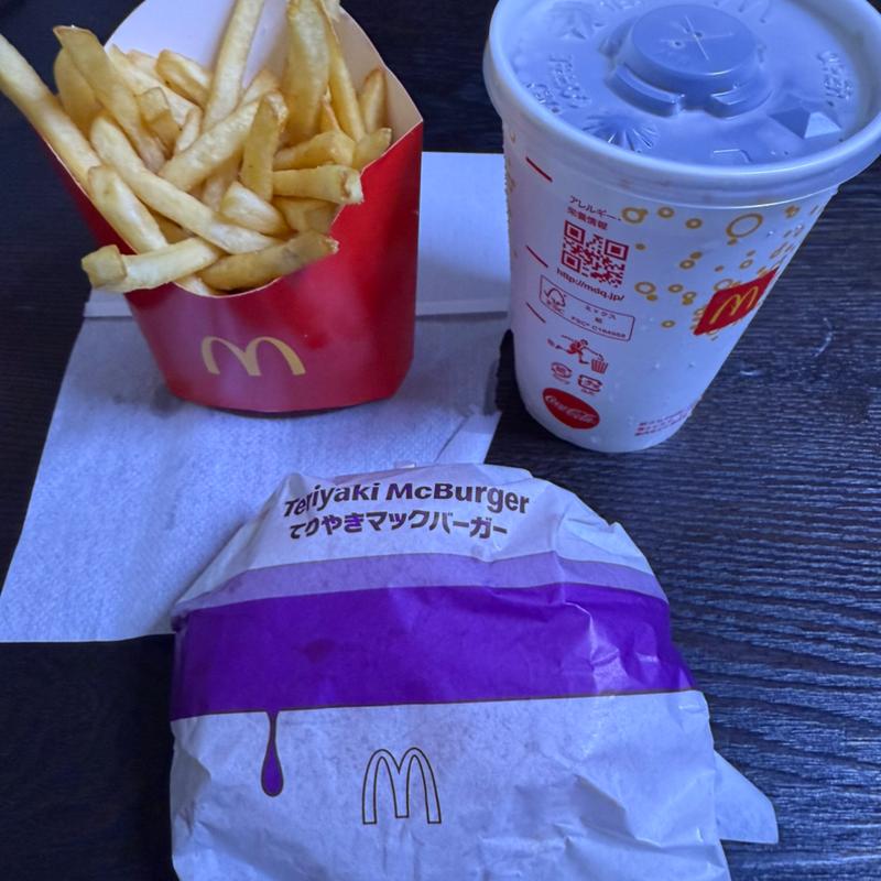 てりやきマックバーガーセット(マクドナルド エキア谷塚店)