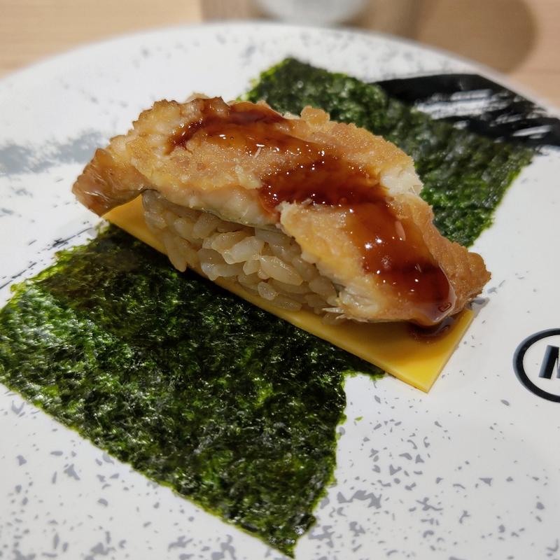 煮あなごチーズ包み(回転寿司みさき イオンフードスタイル港南台店)