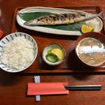 さんま焼き+ご飯セット