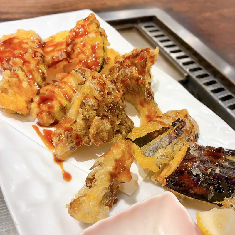 秋野菜の天ぷら(弁兵衛 横川店 （ベンベエ）)