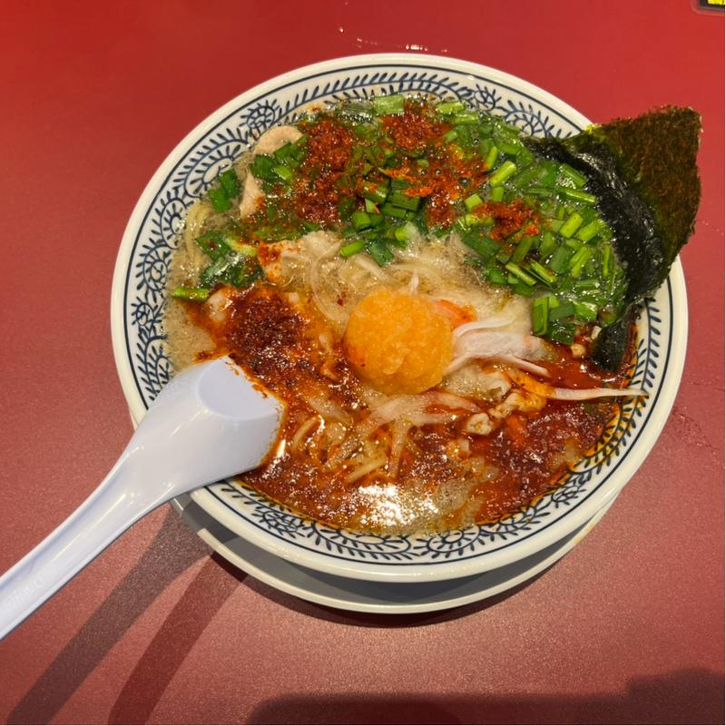 辛肉そば(丸源ラーメン岩出店)