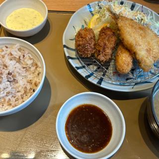 カキフライミックス定食