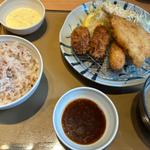 カキフライミックス定食
