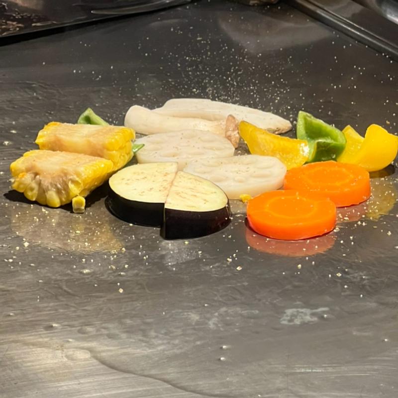 季節野菜　鉄板焼(そうさくてっぱん樹々)