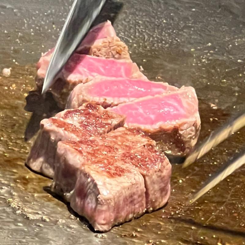 神戸牛　ヘレ鉄板焼き　ミデアム(そうさくてっぱん樹々)