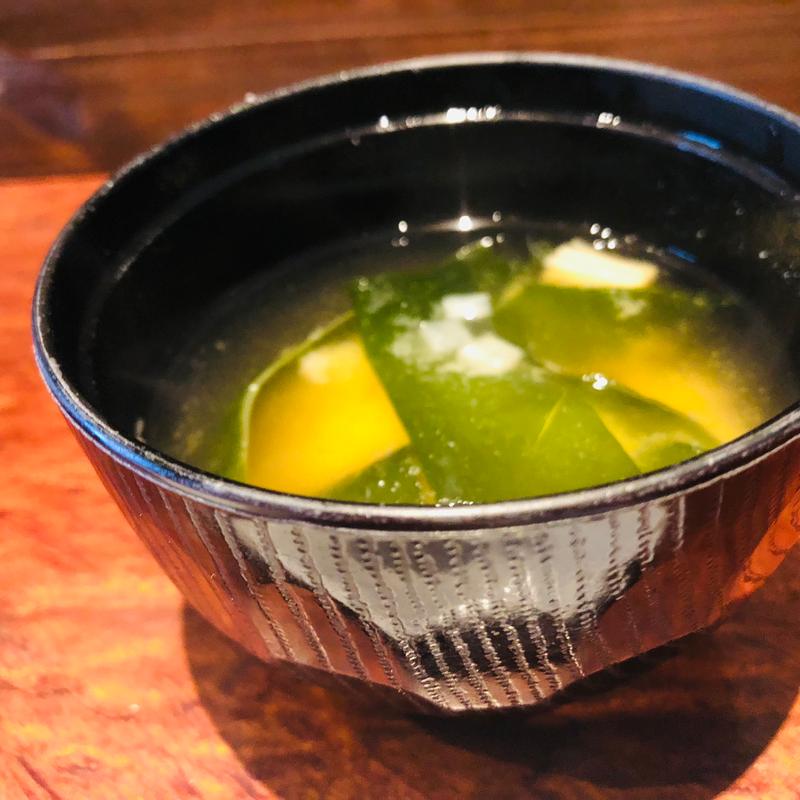 味噌汁_日替わり定食(のだ屋)