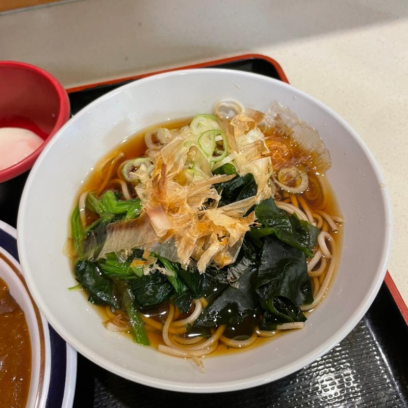朝カレーセット(名代 富士そば 川崎東口店)