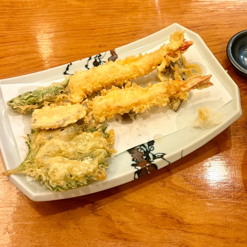 小海老の天ぷら盛り合わせ(伝承 信州内藤流 松月庵)