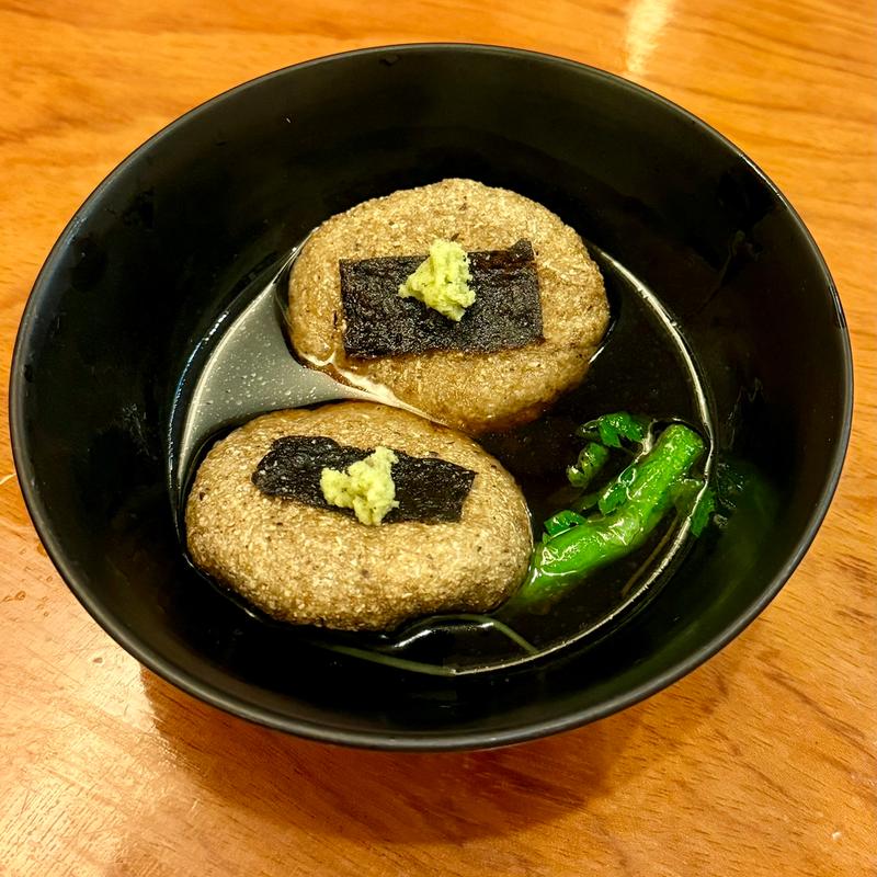 揚げ出し蕎麦がき(伝承 信州内藤流 松月庵)